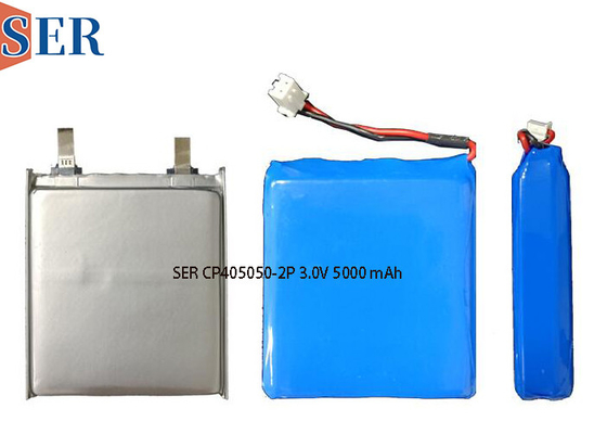 CP405050-2P 3.0V 5000mAh Lithium Manganese soft package LiMnO2 primary battery pack