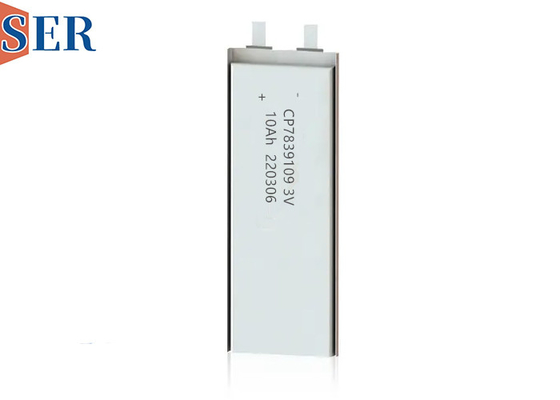 Custom Primary Thin Lithium Manganese Dioxide Battery CP7839109 3.0V 10Ah