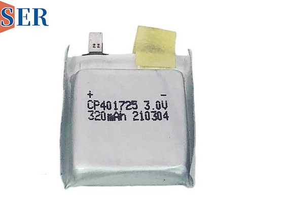 Disposable Limno 2 Prismatic Ultra Thin Battery Pouch Cells CP401725  For Tracker