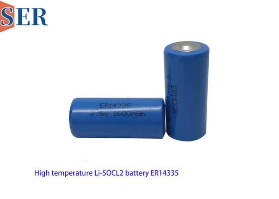 High Temperature 3.6V Primary Li Socl2 Battery ER14335 2/3AA Size ER14335S For Tracking TPMS Product