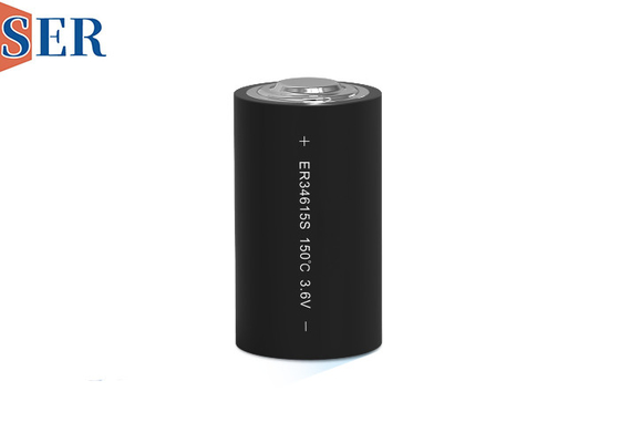CC Size 3.6V ER34615S Li SOCl2 Battery 13000mAh Ranging From -55 To 165°C