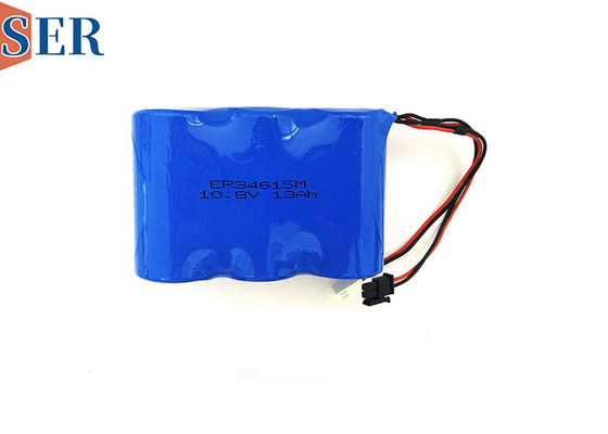 Customized Li-SOCL2 batteries 10.8V 8500mAh ER26500 3S1P Lithium Primary Battery Pack for Vacuum Leak Detector