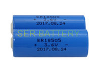 High Energy A Size ER18505 Battery , 3800mAh 3.6 Volt Lithium Battery 10 Years Shelf Life