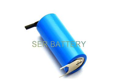 Size 2/3 A Dry Cell Lithium Battery ER17335M 3.6V High Power With Solder Pins