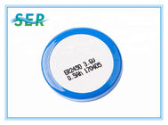 GPS Tracker ER2450 Li SOCL2 Battery , 500mAh 3.6V Lithium Button Cell Deep Circle