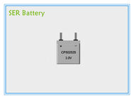 CP502525 3.0V Thin Flexible Battery , Flat Lithium Ion Battery Pack For RFID / Electronic Toy