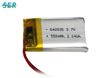 Long Cycle Life Lithium Polymer Rechargeable Battery 3.7V 602535 For MP3 MP4 Player