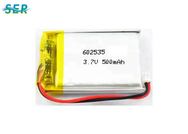 Long Cycle Life Lithium Polymer Rechargeable Battery 3.7V 602535 For MP3 MP4 Player