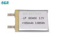 Long Cycle Life Rechargeable Lithium Polymer 603450 3.7V 3300mah With PCB / Wire