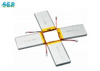 3.7v Rechargeable 2000mah Lithium Polymer Battery 604080 Square Shape For Power Bank