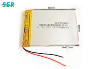 High Discharge Lithium Polymer Battery 3.7 Volt 2300mah 625068 With PCM Wire