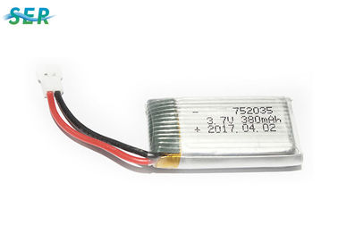 3.7V 550mAh 20C Rate RC Plane Battery , Helicopter Micro Drone Battery 752540 702030 Hobby