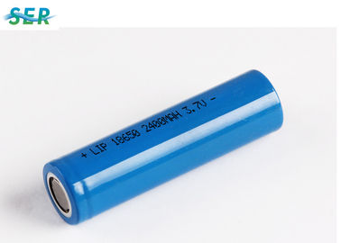 Stable Safe Lithium Ion AA Battery , 18650 Lithium Ion Rechargeable Cell 3.7V 2400mah