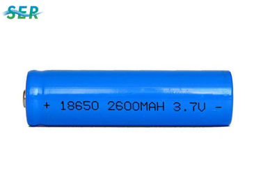 High Drain Battery Rechargeable Lithium Ion 18650 3.7V 2600mah For Lamps / Lanterns