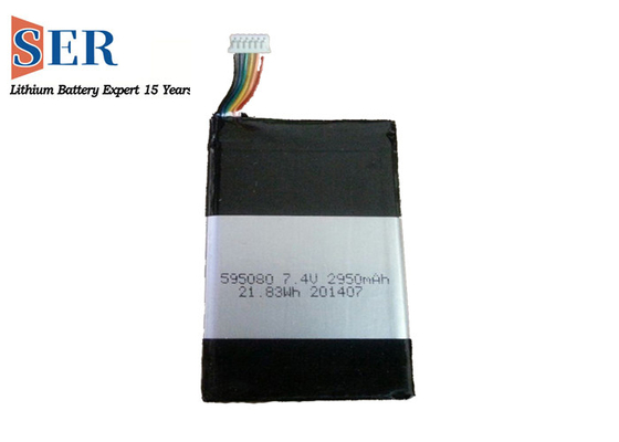 Customize Lithium Polymer Battery 7.4V Lipo 595080 BQ27200 Lithium Ion Polymer Cell