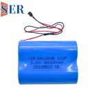 ER14505 Li SOCL2 Battery 1S3P 3.6V 7.2V 10.8V ER 2/3A Size 2/3A Lithium Metal Battery