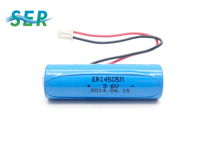 Customized Li SOCL2 Battery 4400mAh 3.6V/7.2V AA Size ER14505M-2P 1S2P CE Approval