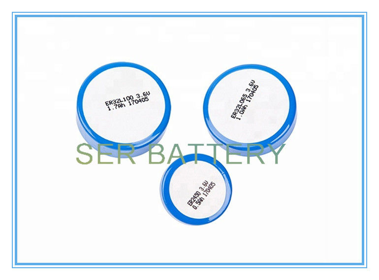Deep Circle ER32100 Battery , 3.6V 1700mAh Lithium Coin Batteries 1/6D Size For TPMS