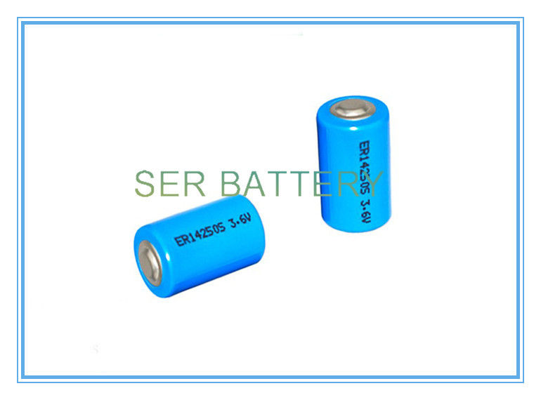 Low Passivation Li SOCL2 Battery High Temperature Type 1/2AA ER14250S Safe Lithium Cell