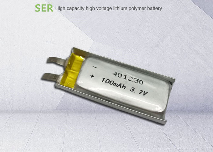 3.7V rechargeable lithium polymer battery 401230 for bluetooth headset