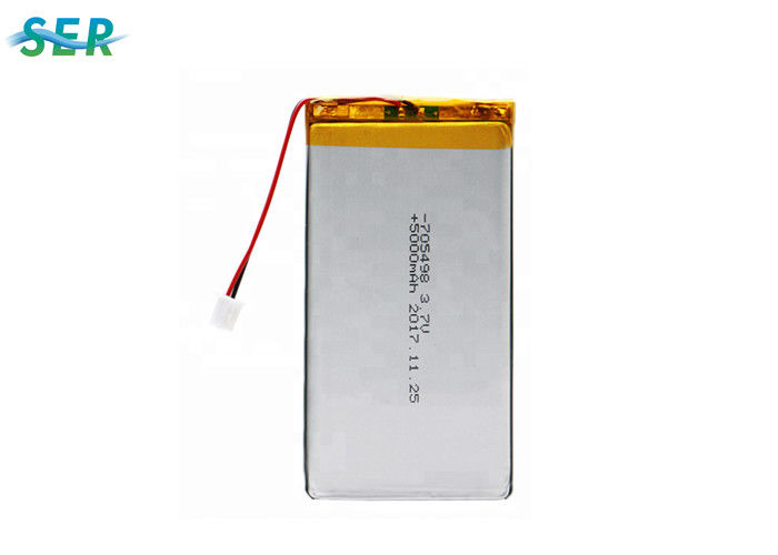 Laptop Lithium Ion Rechargeable Battery , High Capacity Lithium Ion Battery 705498 3.7v 5000mah