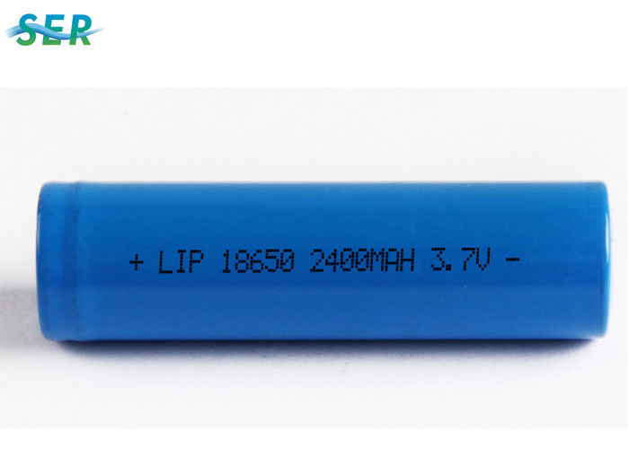 Stable Safe Lithium Ion AA Battery , 18650 Lithium Ion Rechargeable Cell 3.7V 2400mah