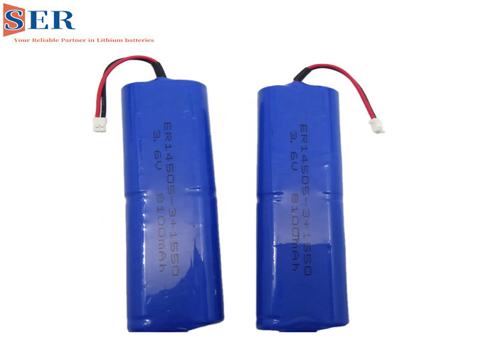 ER14505-3P 3.6V 8100mAh Li SOCL2 Battery With JST Connector SPC1550 Capacitor