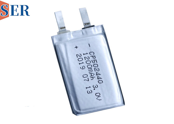 CP502440 LiMNO2 Ultra Thin Battery With Lithium Manganese Dioxide Material