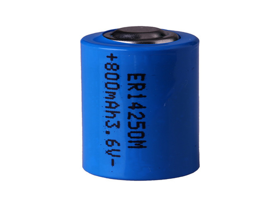 LS14250M Li SOCl2 Lithium Primary Battery 1/2AA Size R6 ER14250M 800mAh For CNC Machine Tools