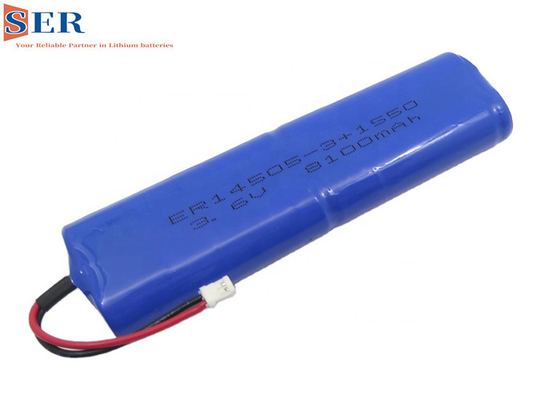 ER14505-3P 3.6V 8100mAh LiSOCL2 Battery With JST Connector SPC1550 Capacitor