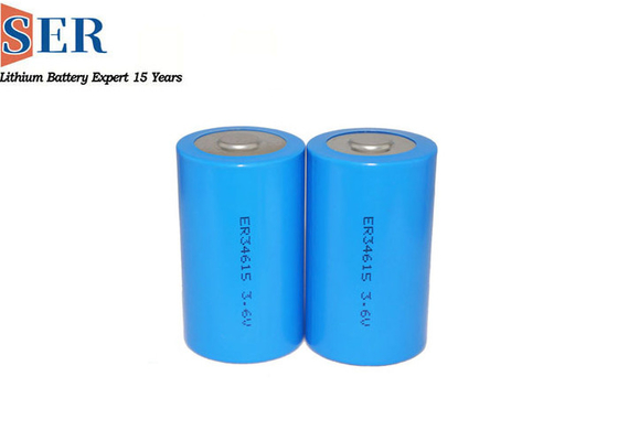 12000mAh Li SOCL2 Battery Safe ER34615S For Exploration Measurement Instrument